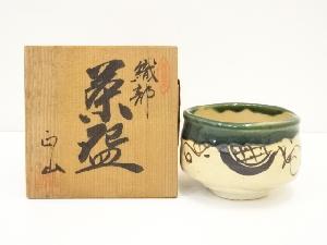 JAPANESE TEA CEREMONY / TEA BOWL CHAWAN / ORIBE WARE 